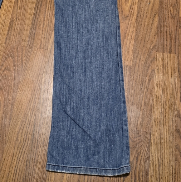 Vintage Guess Daredevil Bootcut Jeans Womens 30 Distressed Blue Denim E79 - Picture 13 of 15